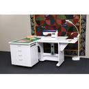 Koala Quilters Vision Cabinet With Caddie - White Q-W001