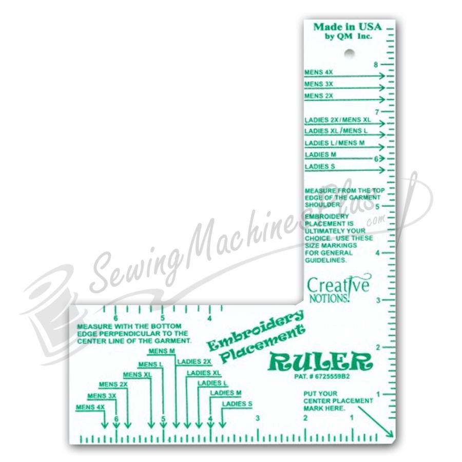 12.5 Center & Border Ruler, Sew Biz : Sewing Parts Online