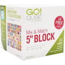 Accuquilt GO! Qube Mix & Match 5in Block