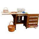 Arrow 98500 Sewnatra Compact Sewing Cabinet - Oak Finish
