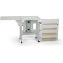 Arrow 98501 Sewnatra Compact Sewing Cabinet - White Finish