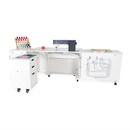Kangaroo Sewing Furniture Outback XL Hydraulic Lift Sewing Cabinet (Available in Teak, White or Gray)