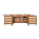 Arrow 98700 Bertha Sewing Cabinet for large machines - Oak Finish