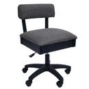 H8123 Arrow Adjustable Height Hydraulic Sewing and Craft Chair - Lady Gray