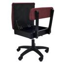 H8150 Arrow Adjustable Height Hydraulic Sewing and Craft Chair - Crown Ruby