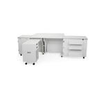 Kangaroo Sewing Furniture Aussie Studio and Dingo II WHITE Sewing Cabinets with Air Lift (AS-WHT)