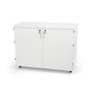 Kangaroo Sewing Furniture Wallaby II Studio Wallaby Air Lift and Dingo II Sewing Cabinet Set WHITE (WS-WHT)