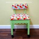 Arrow 6014 Riley Blake Hexi Motif Fabric Sewing Chair - Green