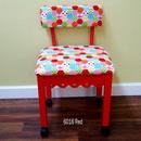 Arrow 6016 Riley Blake Hexi Motif Fabric Sewing Chair - Red
