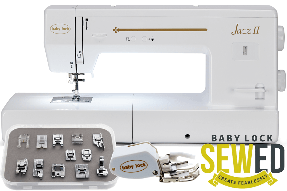 Baby Lock Jazz II: Sewing & Quilting Machine Bundle for Sale