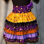 Ruffled Halloween Skirt