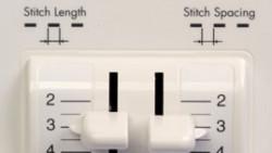 STITCH LENGTH CONTROL AND STITCH SPACING CONTROL