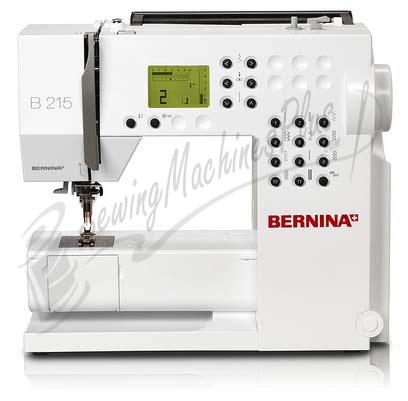 Bernina 215 Sewing Machine (Black Buttons)This product is currently out of stock. Browse our full line of Sewing Machines or call us 800-401-8151 to find a similar product.