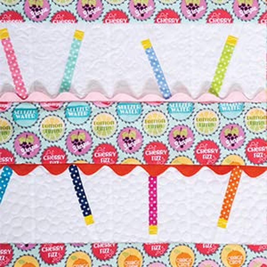 Pretty and Playful Iron-On Labels for Quilts and More: 100+ Designs to Customize and Embellish with Stitching, Coloring and Painting [Book]