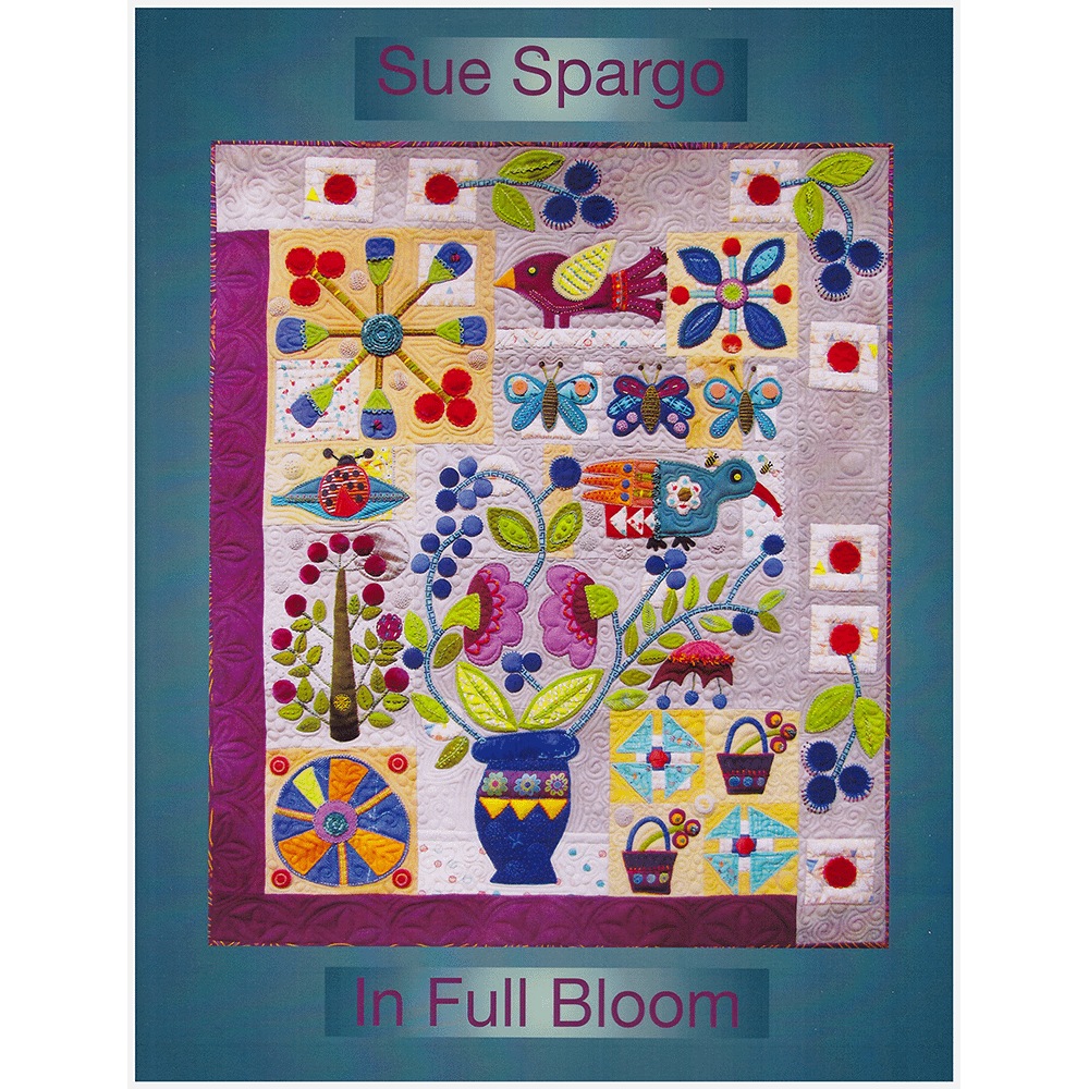 Homegrown Book  Sue Spargo Folk Art Quilts