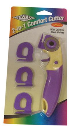Havels Rotary Cutter 28 mm includes Chenille attachments!