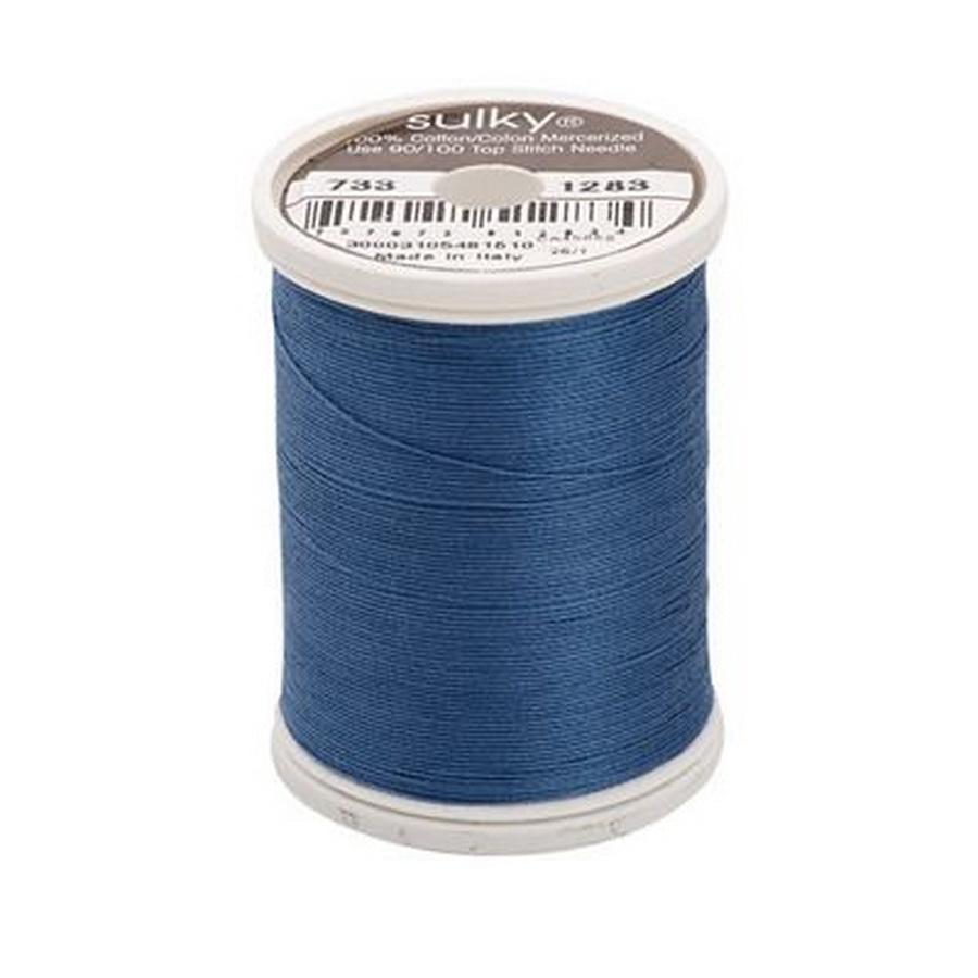 SCANFIL 500yd Costume 50wt Premium Polyester No. 100 Thread 6ct & Box