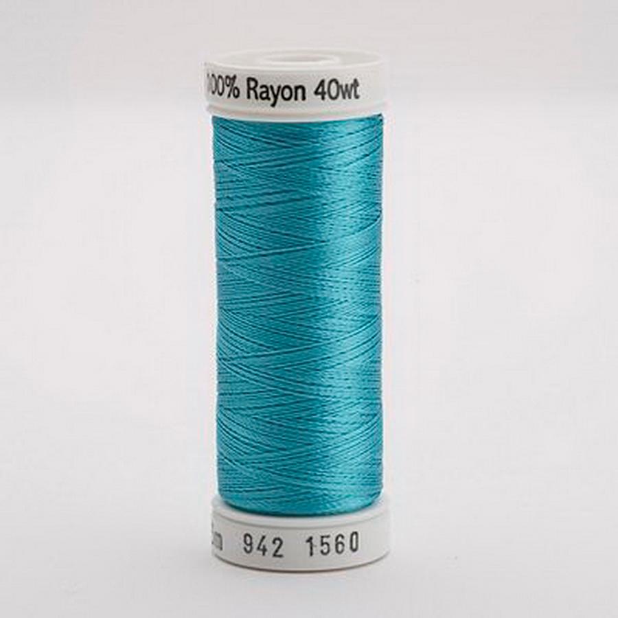 Rayon Thread 40wt 250yd 3ct MARINE AQUA