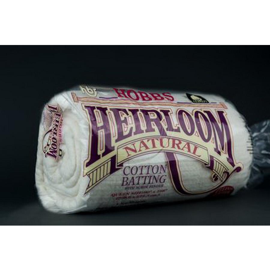 HNS90 Hobbs Heirloom 100% Natural Cotton w/ Scrim Package Queen