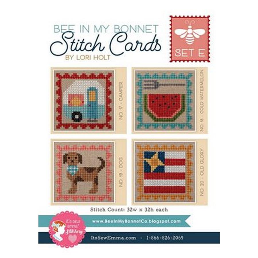 LIVE: Stitching Bee in My Bonnets Stitch Cards Set M with Kimberly! -  Stitchy Talk #19 