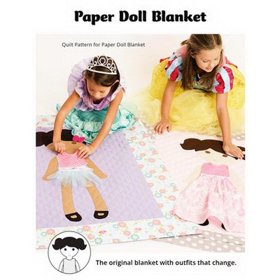 Paper Doll Blanket Pattern Girl