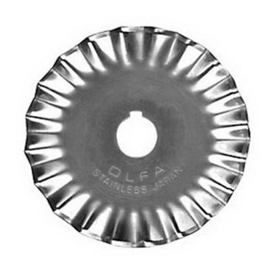 Fast and Easy - Rotary Pinking (Wave) Blade by Olfa. Available in