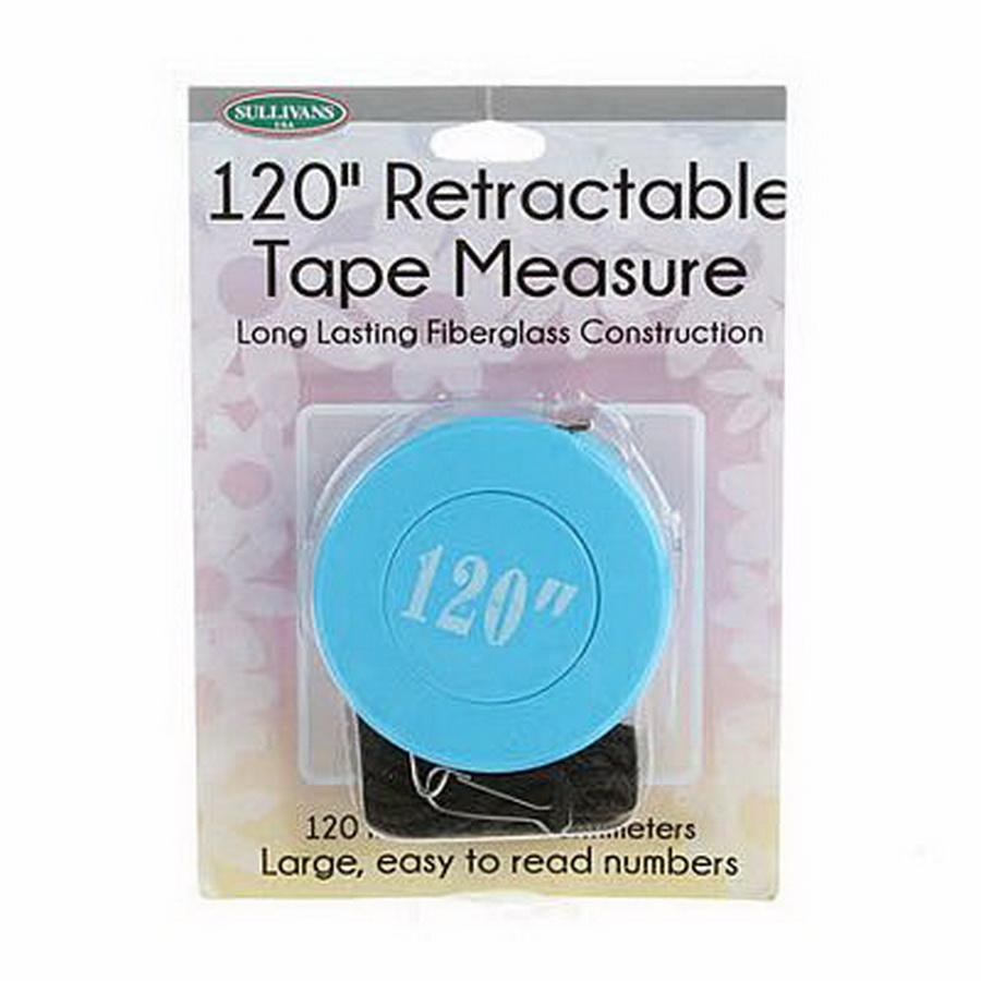 Sullivans Plastic Retractable Fiberglass Tape Measure - 60 - Metric/Inches