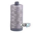 Aurifil Cotton Mako Thread 28wt 820yd 6ct STAINLESS STEEL