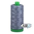 Aurifil Cotton Mako Thread 40wt 1000m Box of 6 GRAY