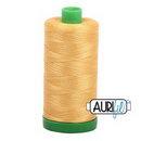 Aurifil Cotton Mako Thread 40wt 1000m Box of 6 SPUN GOLD