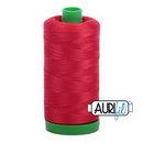 Aurifil Cotton Mako Thread 40wt 1000m Box of 6 RED