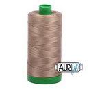 Aurifil Cotton Mako Thread 40wt 1000m Box of 6 SANDSTONE