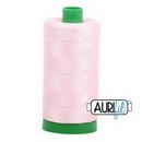 Cotton Mako Thread 40wt 1000m 6ct PALE PINK BOX06