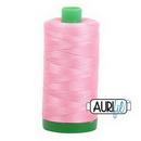 Cotton Mako Thread 40wt 1000m 6ct BRIGHT PINK BOX06