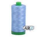 Aurifil Cotton Mako Thread 40wt 1000m Box of 6 LIGHT DELFT BLUE