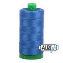 Aurifil Cotton Mako Thread 40wt 1000m Box of 6 DELFT BLUE
