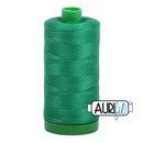Aurifil Cotton Mako Thread 40wt 1000m Box of 6 GREEN