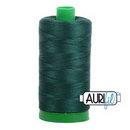 Aurifil Cotton Mako Thread 40wt 1000m Box of 6 MEDIUM SPRUCE