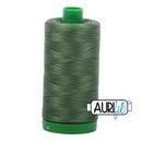 Aurifil Cotton Mako Thread 40wt 1000m Box of 6 V DK GRASS GREEN