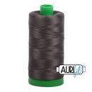 Aurifil Cotton Mako Thread 40wt 1000m 6ct ASPHALT
