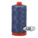 Cotton Mako Thread 50wt 1300m 6ct GRAY BLUE BOX06