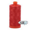 Cotton Mako Thread 50wt 1300m 6ct RED ORANGE BOX06
