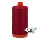 Aurifil Cotton Mako Thread 50wt 1300m Box of 6 RED WINE