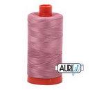 Aurifil Cotton Mako Thread 50wt 1300m Box of 6 VICTORIAN ROSE