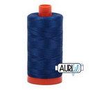 Aurifil Cotton Mako Thread 50wt 1300m Box of 6 DARK DELFT BLUE