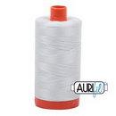 Aurifil Cotton Mako Thread 50wt 1300m Box of 6 MINT ICE