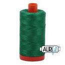 Aurifil Cotton Mako Thread 50wt 1300m Box of 6 GREEN