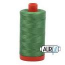 Cotton Mako Thread 50wt 1300m 6ct GREEN YELLOW BOX06