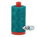 Aurifil Cotton Mako Thread 50wt 1300m Box of 6 JADE