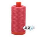 Cotton Mako Thread 50wt 1300m 6ct MEDIUM RED BOX06